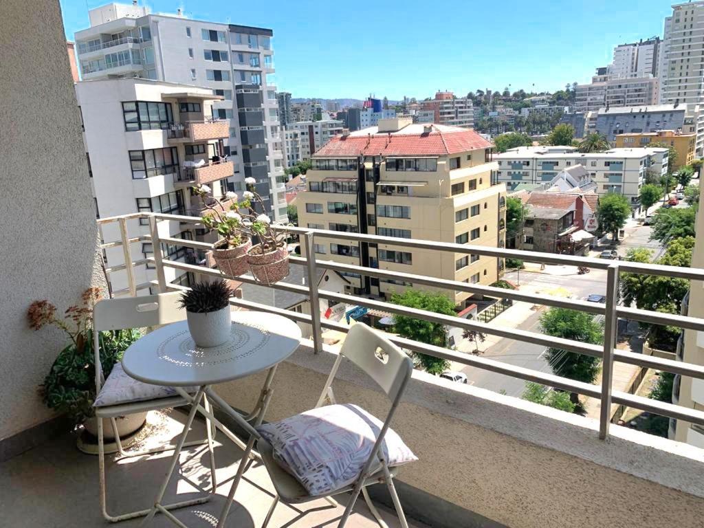 Apartamento Boulevard Poniente Apartment Vina del Mar Bagian luar foto