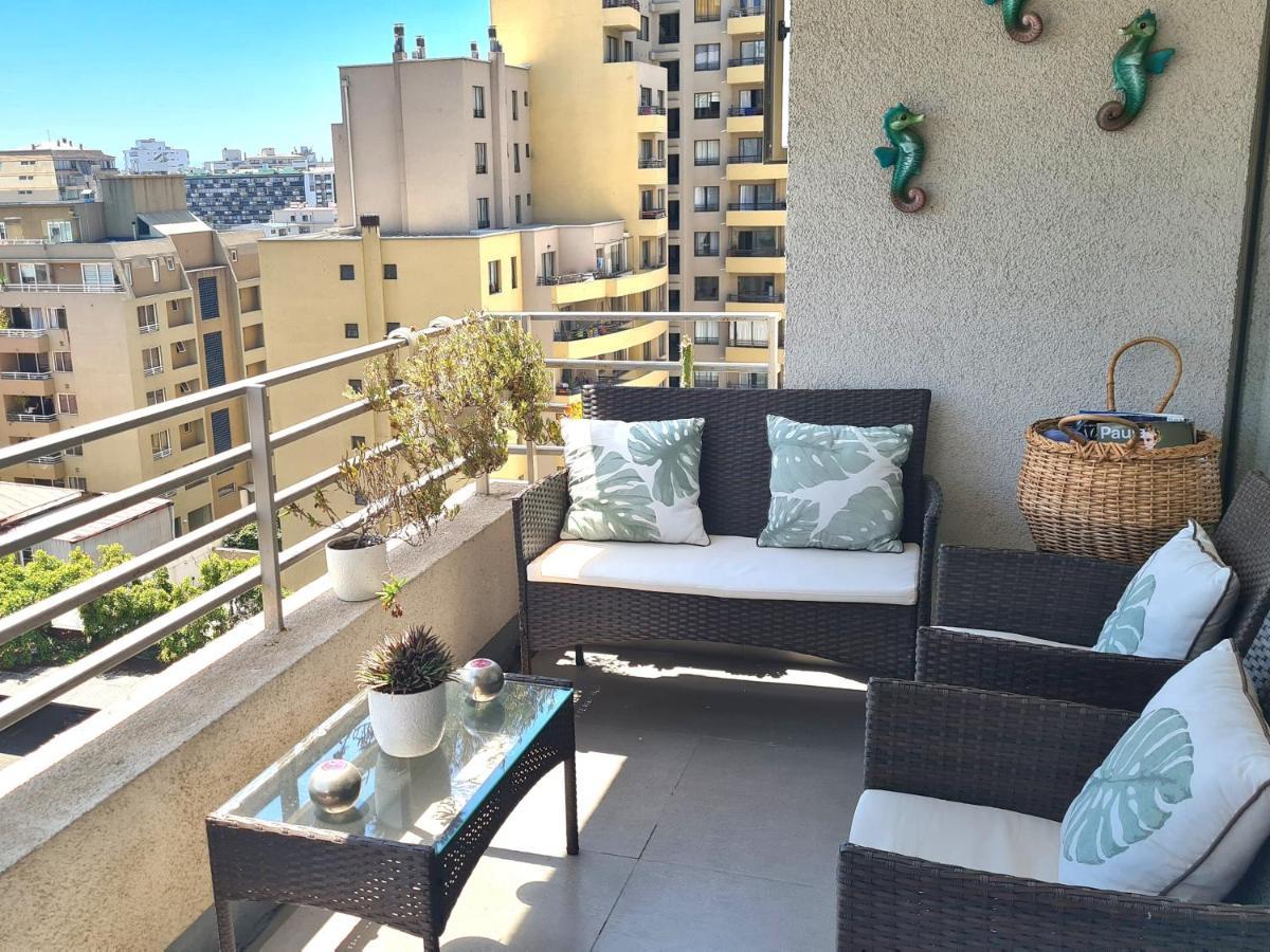 Apartamento Boulevard Poniente Apartment Vina del Mar Bagian luar foto